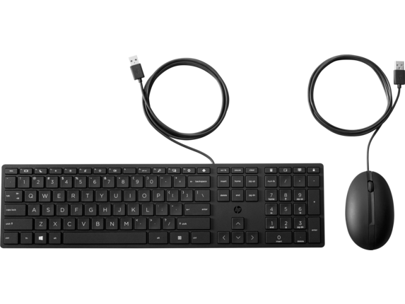 SO HP | 320MK Wired Mouse and Keyboard Combo | 9SR36UT#ABA