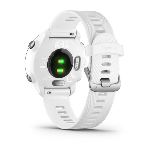 Garmin | Forerunner 245 GPS Music Running Smartwatch and Fitness Tracker - White | 010-02120-21