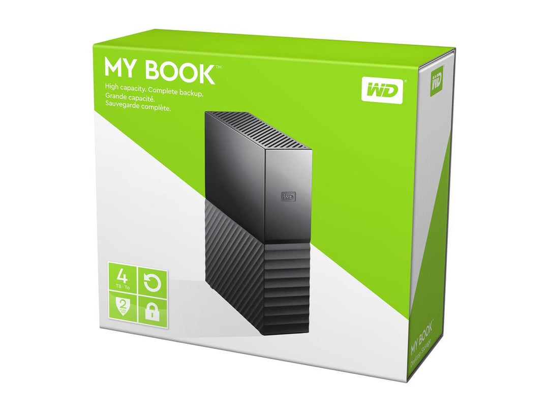 WD | My Book 4TB USB 3.0 External Hard Drive | WDBBGB0040HBK-NESN