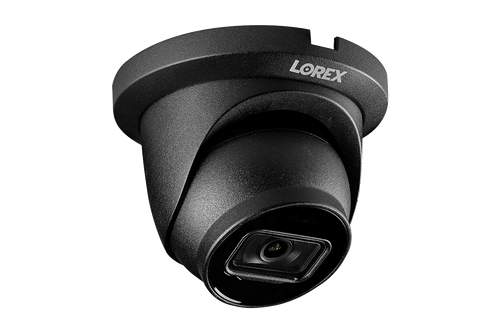 Lorex | 4K (8MP) Smart IP Dome Security Camera with Listen-in Audio and Real-Time 30FPS Recording Black |  LNE9242B