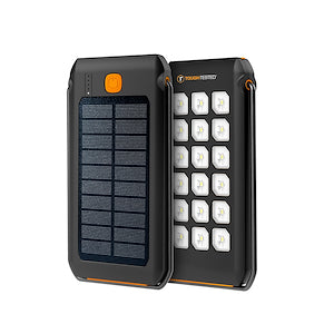 ToughTested | 10,000mAh LED10 Pocket Solar PowerBank | TTPBWLED10