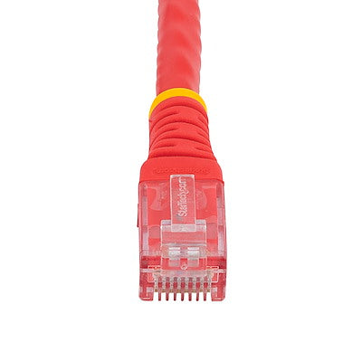 Startech | Cat6 Molded Ethernet Cable (650mhz 100w Poe Rj45 Utp) - 1 Ft - Red | C6PATCH1RD