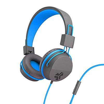 JLab | JBuddies Studio Kids Wired Over Ear Headphones - Blue/Gray | 106-1340