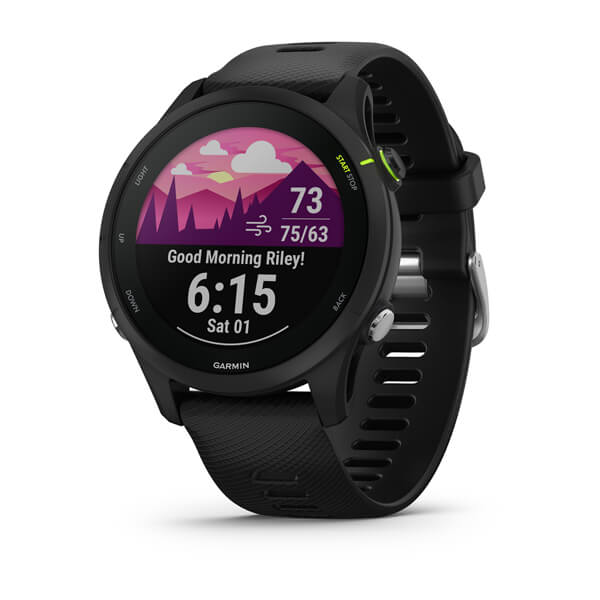 Garmin | Forerunner 255 46mm Smartwatch and Fitness Tracker Music Edition - Black |  010-02641-20