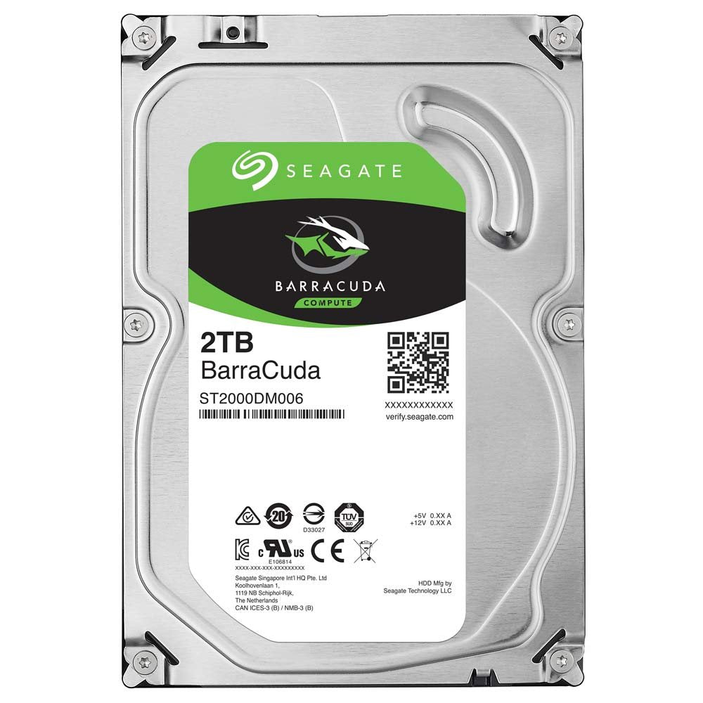 Seagate BarraCuda 2TB 3.5'' Desktop Internal Hard Drive ST2000DMA06