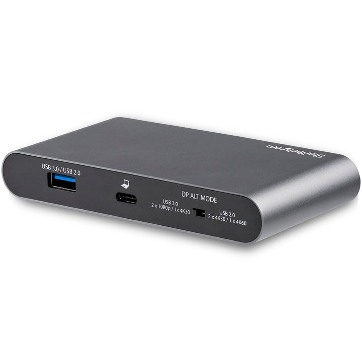 Startech | USB C Dock - 4k Dual Monitor Displayport - Mini Laptop Docking Station - 100w Power Delivery Passthrough - Gbe, 2-Port USB-A Hub - USB Type-C Multiport Adapter - 3.3' Cable | DK30C2DAGPD