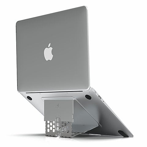 Majextand - ergonomic thinnest stand for MacBook/Laptop Stand, Silver MJX100-1