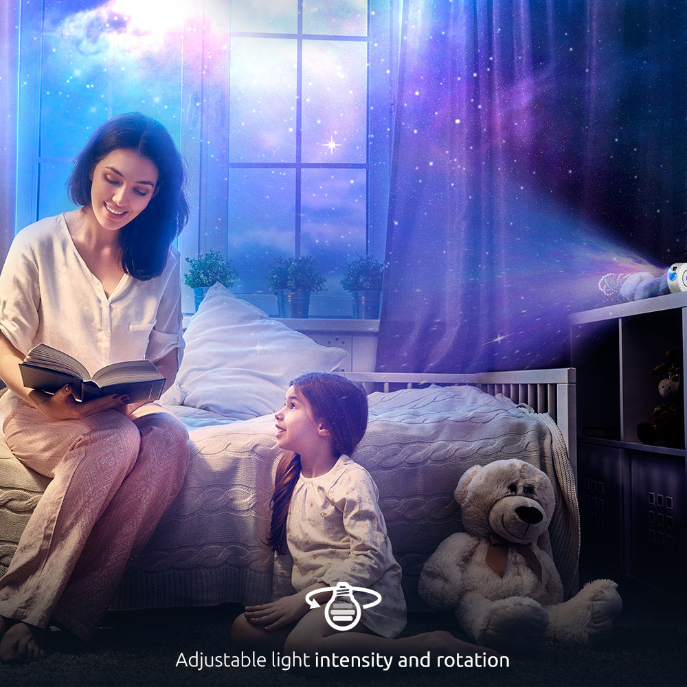 ////  Nexxt | Smart Home Wifi Galaxy Star Projector With Voice Control Alexa/Google - White | NHA-G100