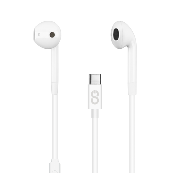 SO LOGiiX Classic USB-C In Ear Headphones - White LGX-13138