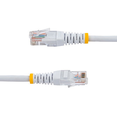 Startech | Cat5e Molded Patch Cable W/ Molded Rj45 Connectors 1ft/0.3cm - White | M45PATCH1WH