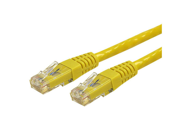 Startech | Cat6 Molded Ethernet Cable (650mhz 100w Poe Rj45 Utp) - 3 Ft - Yellow | C6PATCH3YL