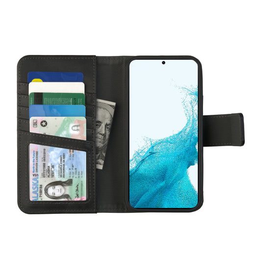 Caseco | Samsung Galaxy A13 (5 cards) detachable wallet case (5th Ave) - Black | C3190-01