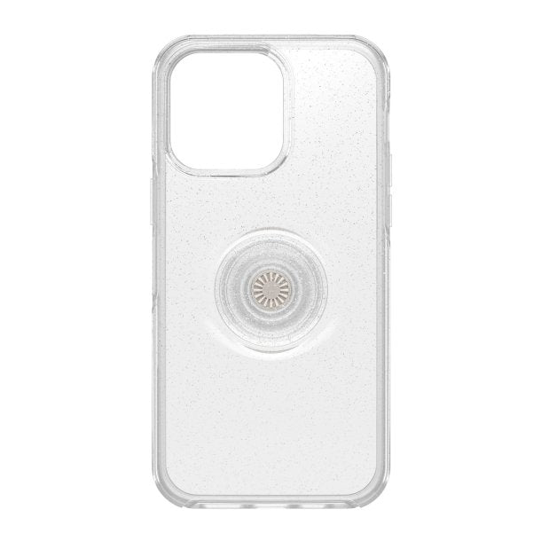 //// Otterbox |  POP Symmetry Clear Series Case for iPhone 14 Pro Max - Silver (Stardust Pop) | 15-10271