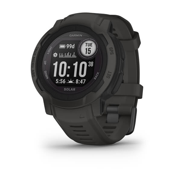 Garmin | Instinct 2 Solar Smartwatch and Fitness Tracker Black | 010-02627-10