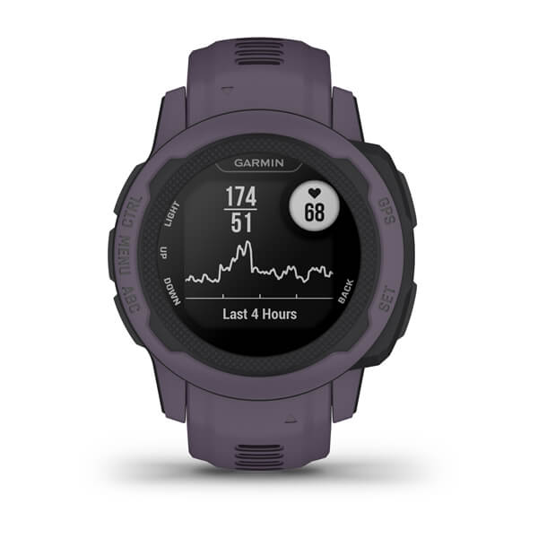 Garmin | Instinct 2S Rugged GPS Smartwatch and Fitness Tracker Standard Edition - Deep Orchid | 010-02563-14