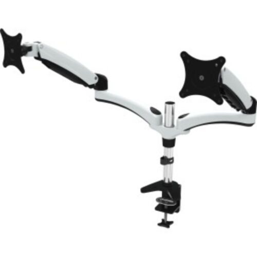 AMER | Dual Monitor Desk Mount w/ Clamp & Grommet Base | Heavy Duty Dual Monitor Mount Holds VESA Screens up to 28" | HYDRA2