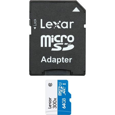 LEXAR 64GB MICROSDHC/SDXC C10
