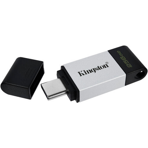 Kingston | 256GB USB-C 3.2 Gen 1 DataTraveler 80 DT80/256GBCR