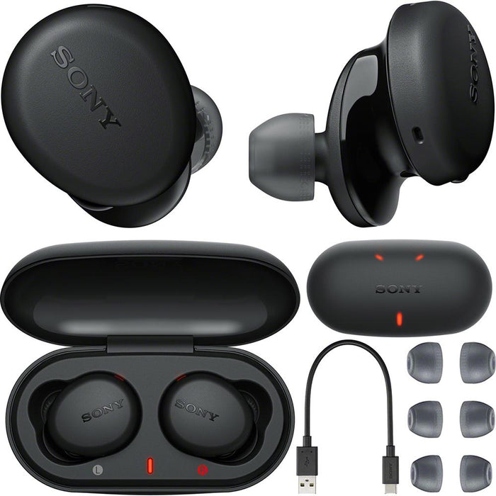 Sony | Truly Wireless Headphones with Extra BASS - Black | WFXB700/B