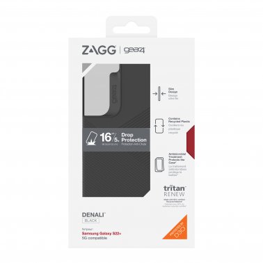ZAGG GEAR4 | D3O Denali Case Galaxy S22+ Case 5G - Black | 15-09712