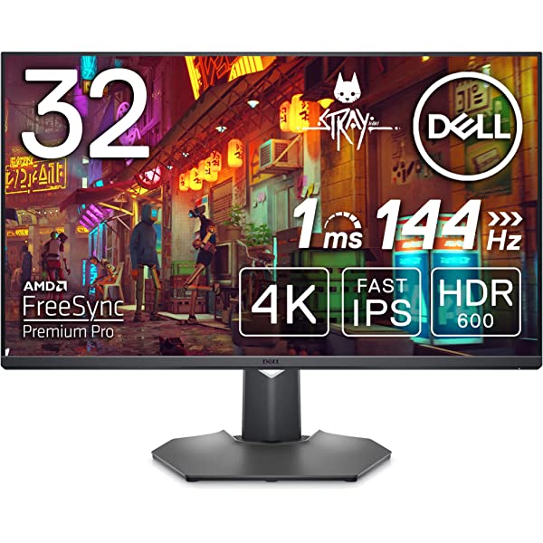 Dell | Gaming Monitor 32" 4k UHD 144hz HDMI 2.1 DP 1.4 HST 3YR | G3223Q