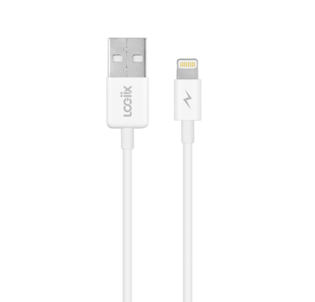 LOGiiX | USB-A to Lightning - Sync & Charge Jolt  Cable - 1.2M / 4FT - White | LGX-12162