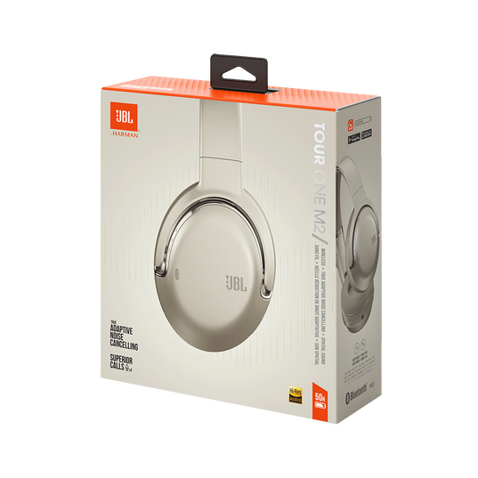 JBL | Tour One M2 Over-Ear Noise Cancelling Bluetooth Headphones - Champagne | JBLTOURONEM2CAM | PROMO ENDS MAY 23 | REG. PRICE $399.99