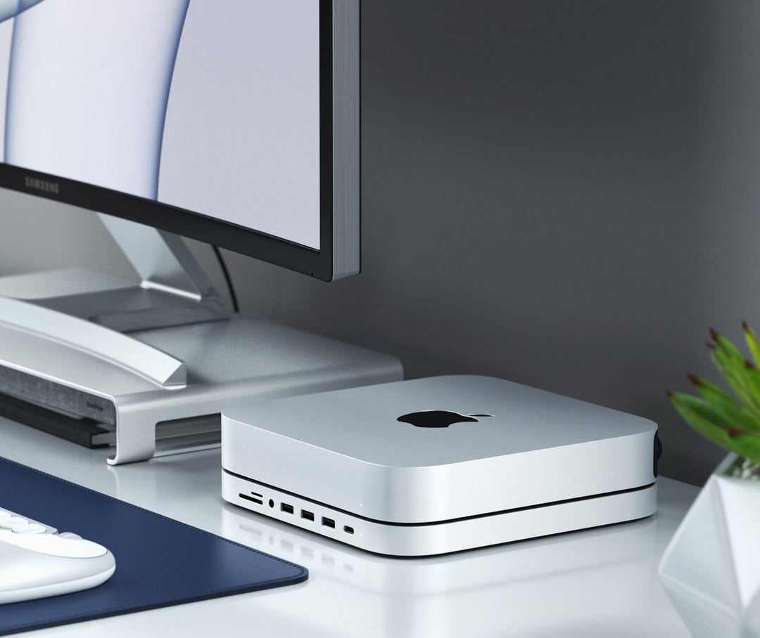 Satechi | Stand & Hub for Mac Mini w/ SSD Enclosure | ST-MMSHS