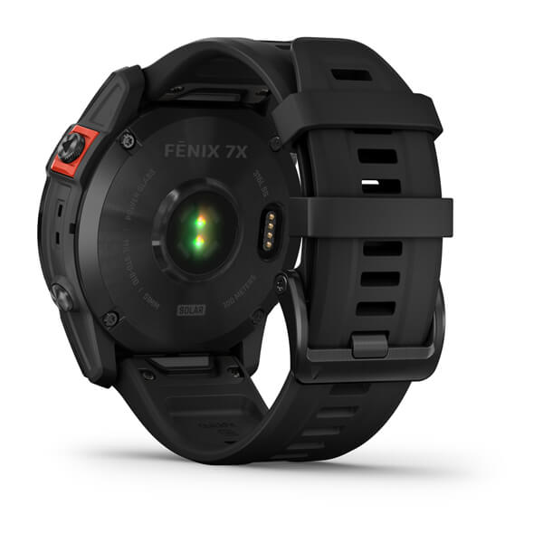 Garmin | Fenix 7X Smartwatch Slate Gray with Black Band (Extra Large) - Solar Edition | 010-02541-00