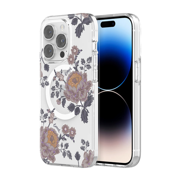 Coach | iPhone 14 Pro - Protective Case for MagSafe - Moody Floral | CIPH-127-MDYFC
