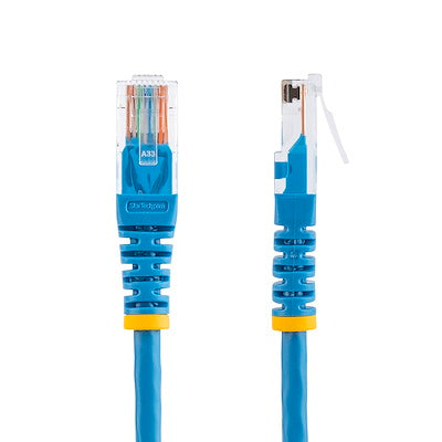 Startech | Cat5e Molded Patch Cable W/ Molded Rj45 Connectors - 3 Ft - Blue | M45PATCH3BL
