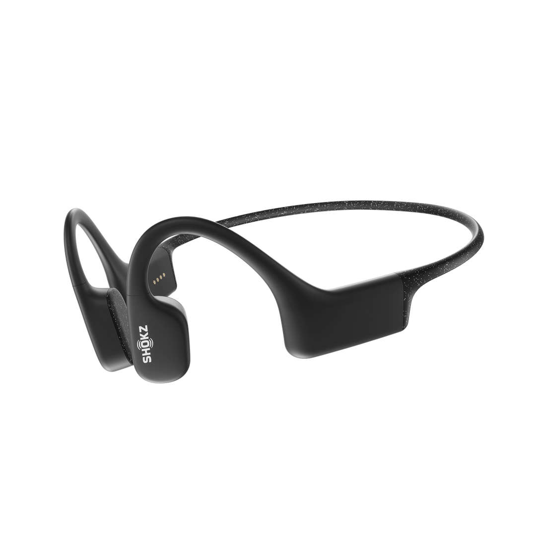 Shokz | OpenSwim Waterproof Bone Conduction Bluetooth Headphones W/ Storage - Black | S700-ST-BK-US