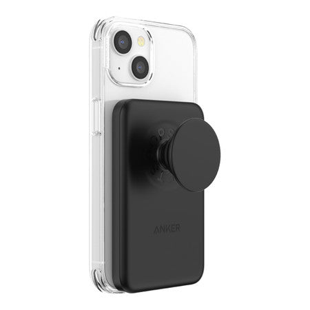 PopSockets | PopCharge Anker MagGo Wireless 7.5W 5000mAh Battery Pack - Black | 109-1532