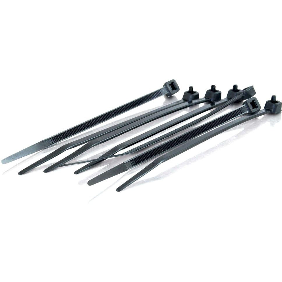 C2G | 4" Cable Tie Multipack (100 pack) - Black  43036