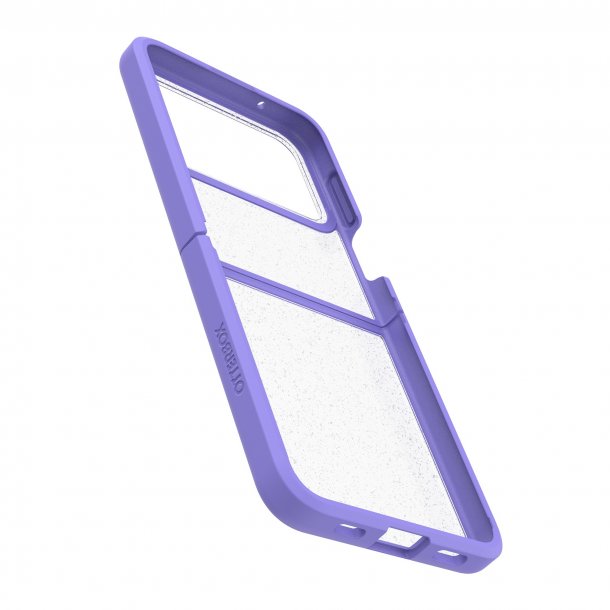 //// Otterbox | Samsung Galaxy Z Flip4 5G Thin Flex - Clear (Sparkle Purplexing) | 15-10525
