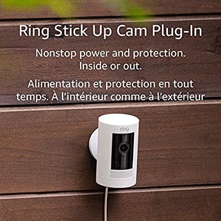 Ring | Stick Up Cam Plug-in - 2 Pack HB - White | B07RGSG6NL
