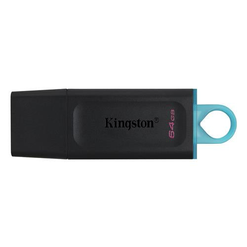 Kingston | 64GB USB3.2 Gen 1 DataTraveler Exodia (Black + Teal) - Canada | DTX/64GBCR
