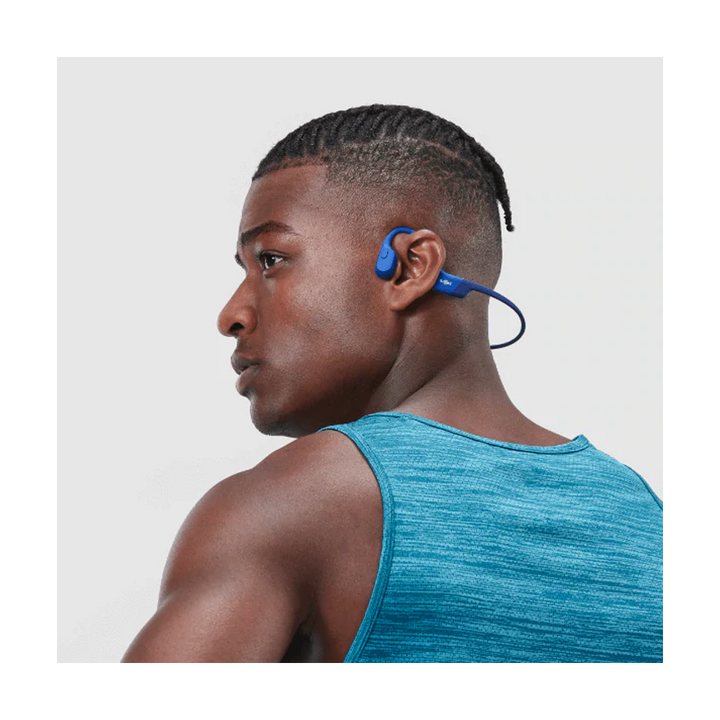 Shokz | OpenRun Mini Bone Conduction Bluetooth Headphones - Blue | S803-MN-BL-CA-15327