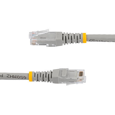 SO Startech | Cat6 Molded Ethernet Cable (650mhz 100w Poe Rj45 UTP) 3ft/1m - Grey | C6PATCH3GR