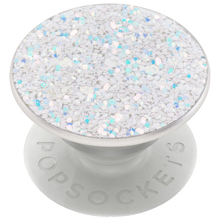 PopSockets | PopGrip (Complete Swappable PopGrip) Sparkle Snow White | 123-0023