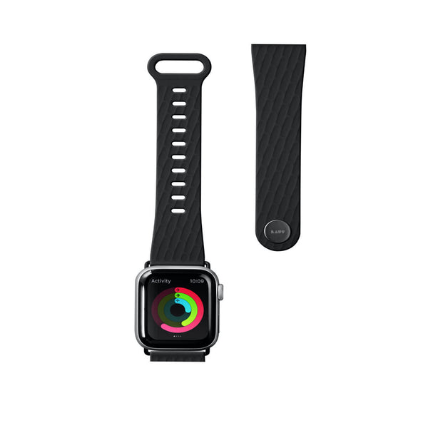 LAUT | Active 2.0 Apple Watch Apple Watch 42/44/45mm Series 1-8/SE/ULTRA - Black | L_AWL_A2_BK