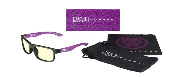 Gunnar | Enigma Black Panther Edition - Onyx/Purple - Amber ENI-12101