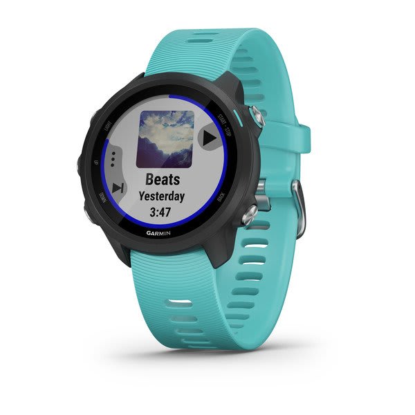 Garmin | Forerunner 245 GPS Music Running Smartwatch and Fitness Tracker - Blue | 010-02120-22