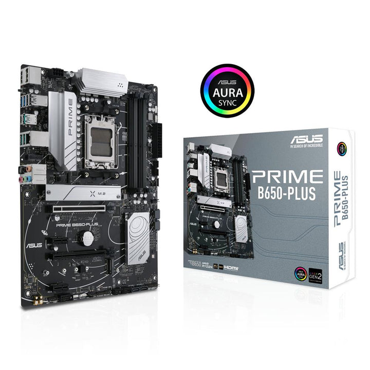 Asus | Motherboard AMD B650 AM5 Max 128GB DDR5 ATX Retail | PRIME B650-PLUS