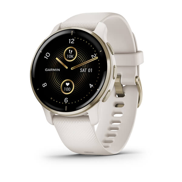 Garmin | Venu 2 Plus GPS Smartwatch and Fitness Tracker - Cream Gold | 010-02496-02