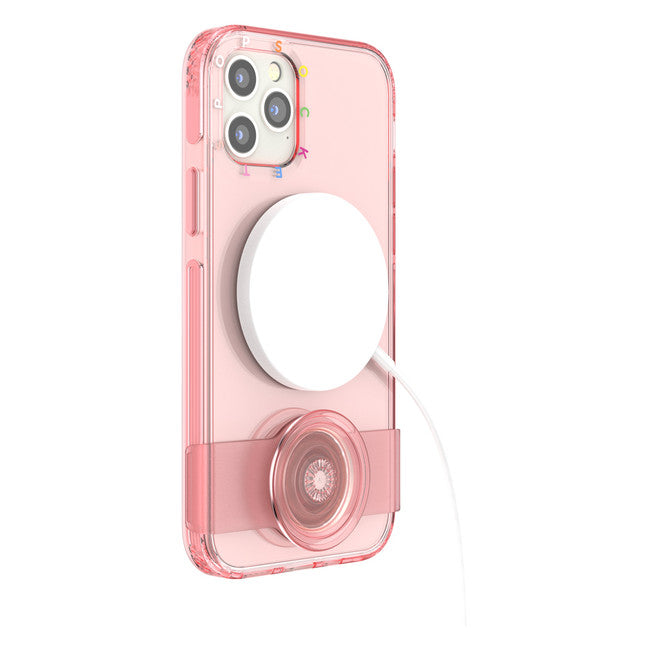 PopSockets | iPhone 12/12 Pro - PopCase Drop Protection - Peachy | 123-0232