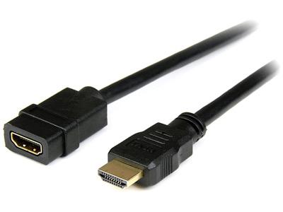 Startech | HDMI (M) - HDMI (F) Extension Cable W/ Ethernet - 2m / 6ft | HDEXT2M