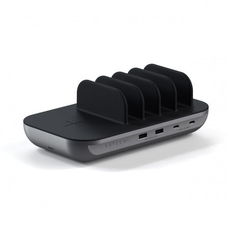 Satechi | Dock5 Multi-Device Charging Station with Wireless Charging | ST-WCS5PM