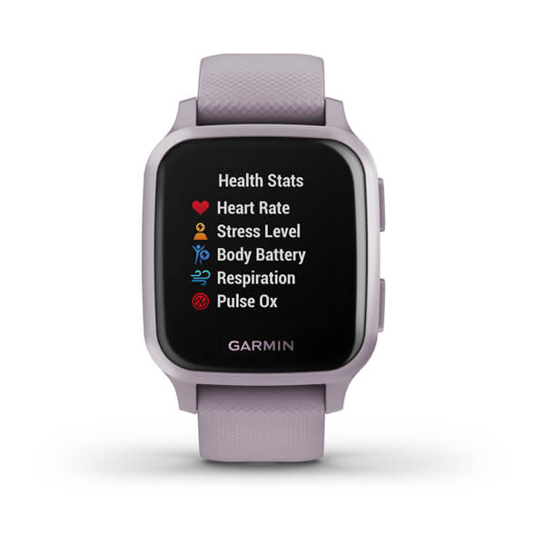 Garmin | Venu Sq GPS Smartwatch and Fitness Tracker with Incident Detection - Orchid | 010-02427-02