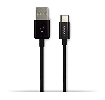 SO LOGiiX | Sync & Charge C Reverse 1.5M 5FT - USB-A 2.0 to USB-C Cable - Black | LGX-12169